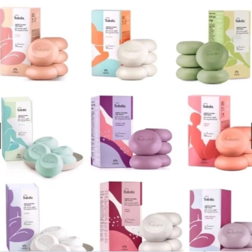 Sabonete Natura em Barra Puro Vegetal Tododia 05 u