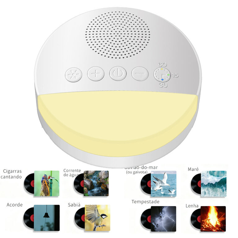Máquina de Ruído Branco – Leitor de Sons N
