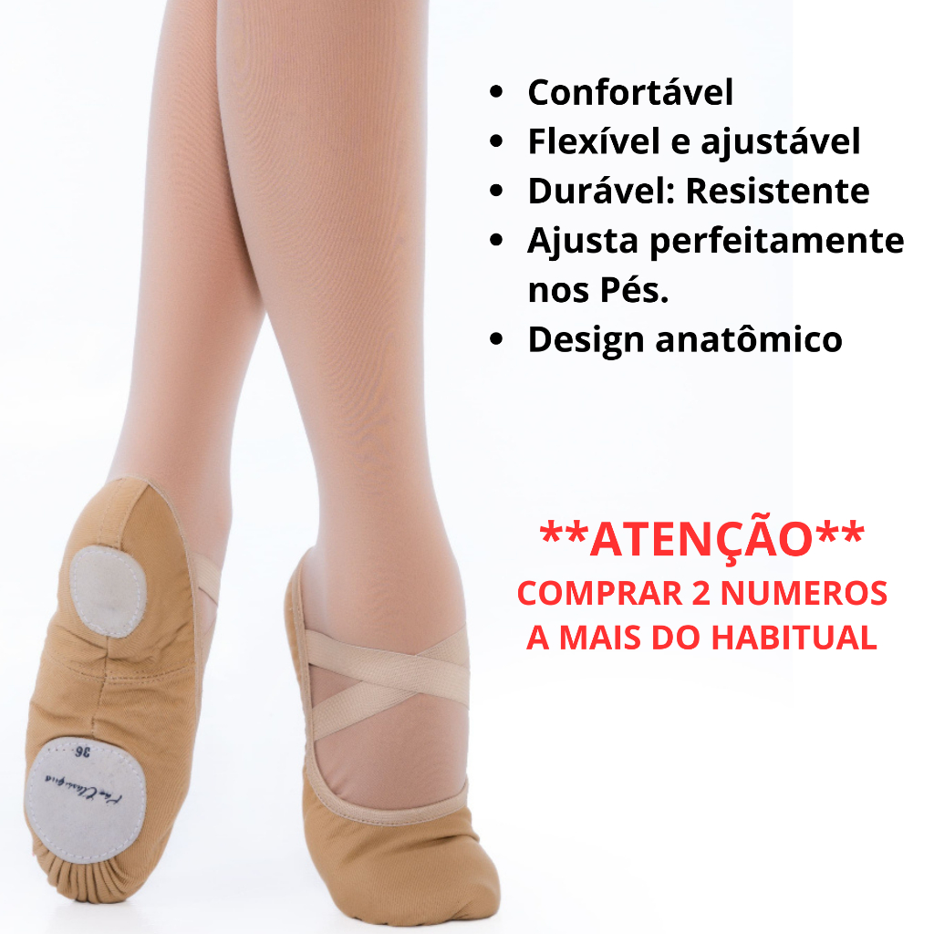 Sapatilha Ballet Meia Ponta Tecido, Sapatilha Ballet De Lona Profissional, Sapatilha ballet, Promoçã