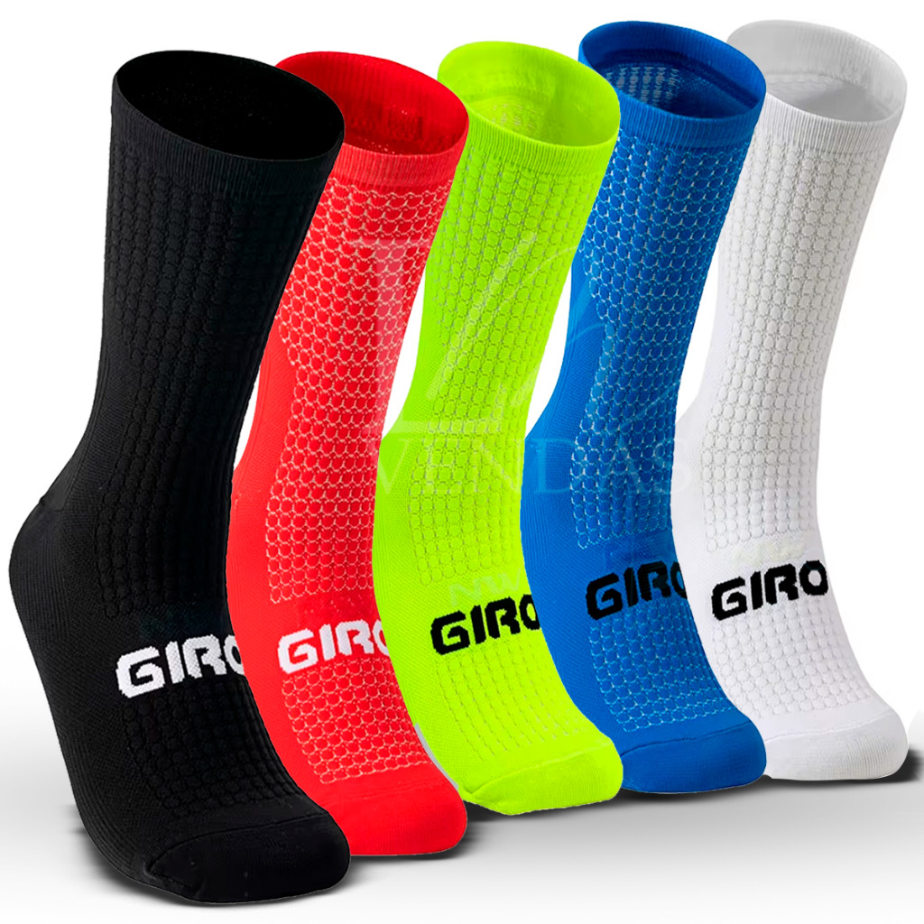 Kit de Meias Esportivas Sortidas Aleatórias Ciclismo Academia Caminhadas Resistente Unissex