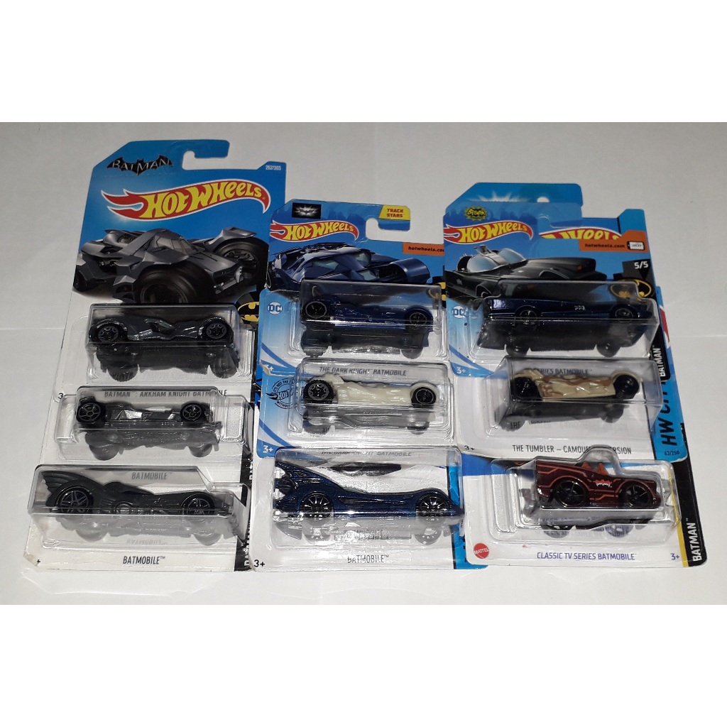 Hot Wheels – Batmóvel Diversos | Original | Novo | 3DS |