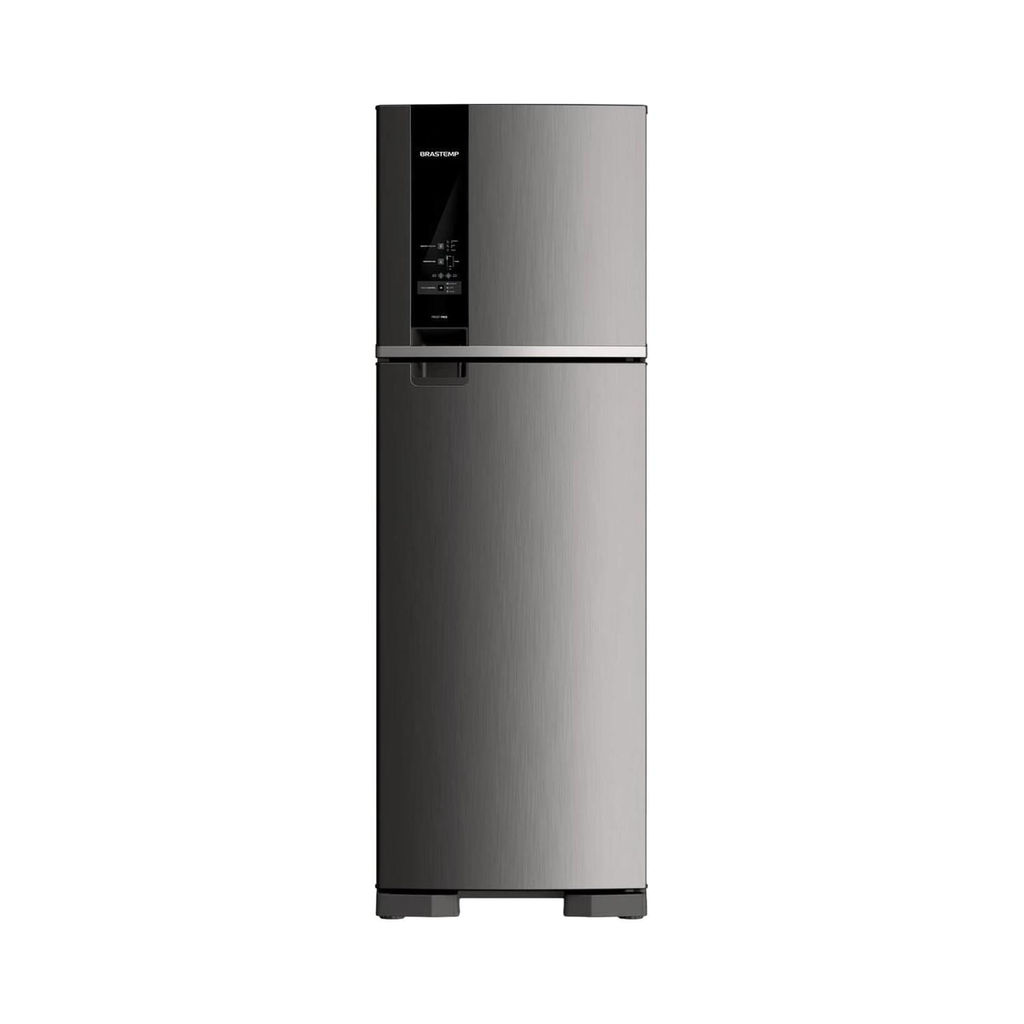 Geladeira Brastemp Frost Free Duplex 400 Litros Cor Inox com Freeze Control – BRM54JK