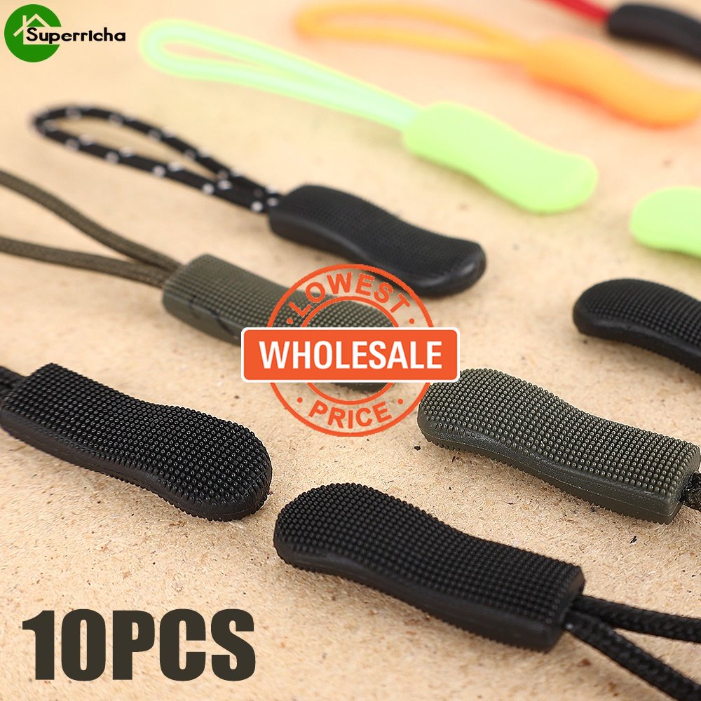 [Preço Por Atacado]Sólido Cor Zíper Etiqueta Corda Mochila Extremidade Substituição De Costura Artes