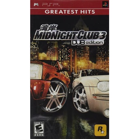 Jogo Psp Um Midnight Club 3 Dub Edition Loose Some