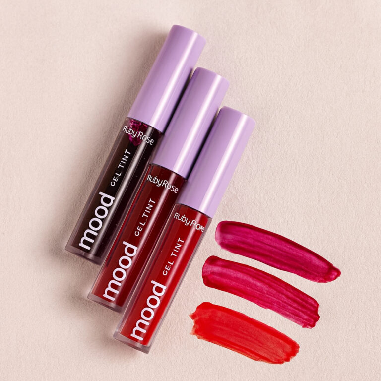 Batom Lip Tint Gel Tint Mood Ruby Rose 3ml
