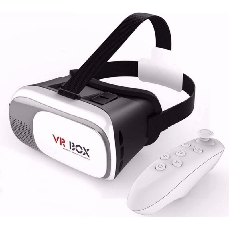 Óculos Realidade Virtual Vr Box Com Controle Suporte Celular