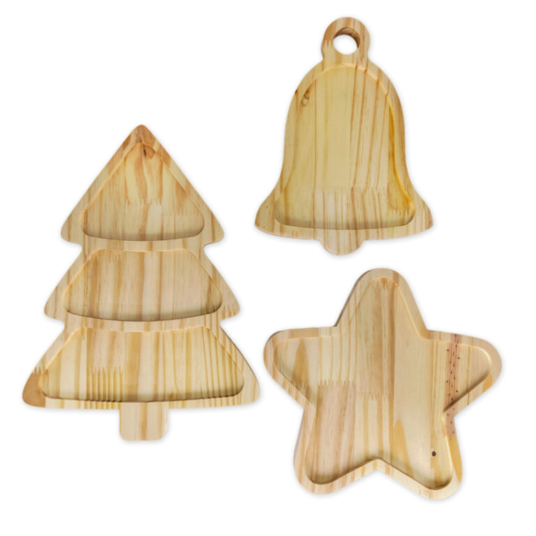 Petisqueira Natal Pinheiro Estrela Sino Papai Noel