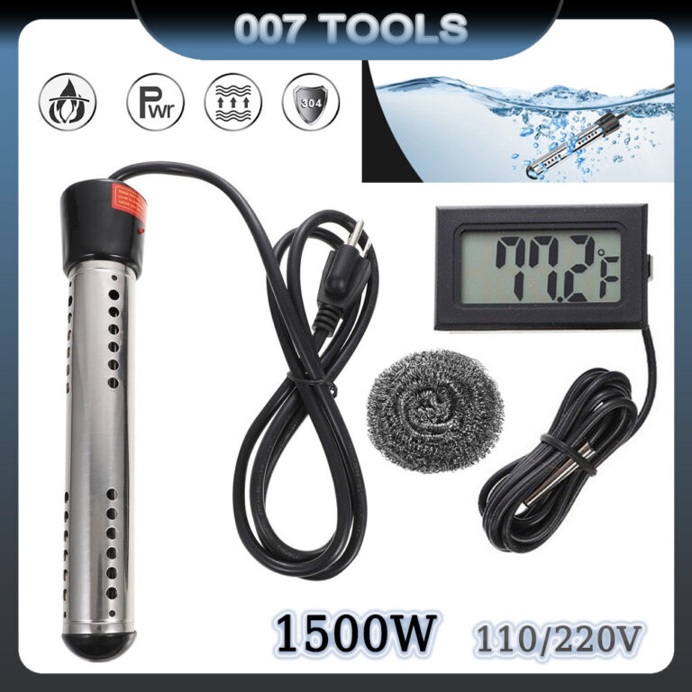 Aquecedor De Água De Imersão Portátil 1500w Aqu