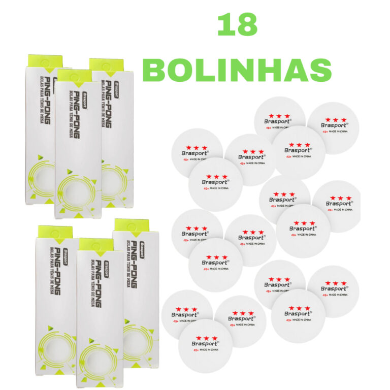 Kit com 24 18 12 Bolinhas Ping Pong Tenis de mesa 