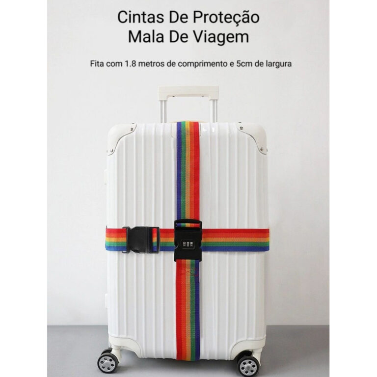 Cintas De Proteção Mala De Viagem C / segredo / 