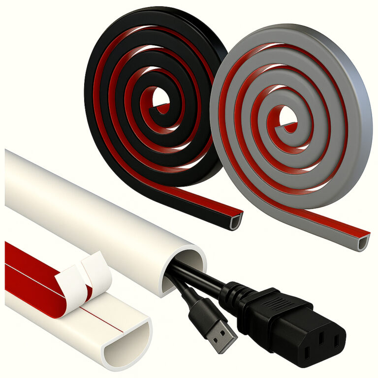 Canaleta Silicone Adesiva 5m Protetor E Organizado