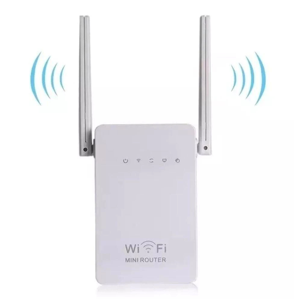 Repetidor De Sinal Wi-fi Roteador 2 Antenas 2.4GHz – Cor Branco E-Think