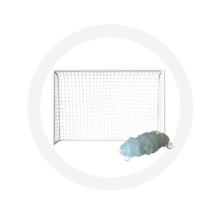 Meio Par Rede De Gol Futsal, Futebol Salão F. 2mm
