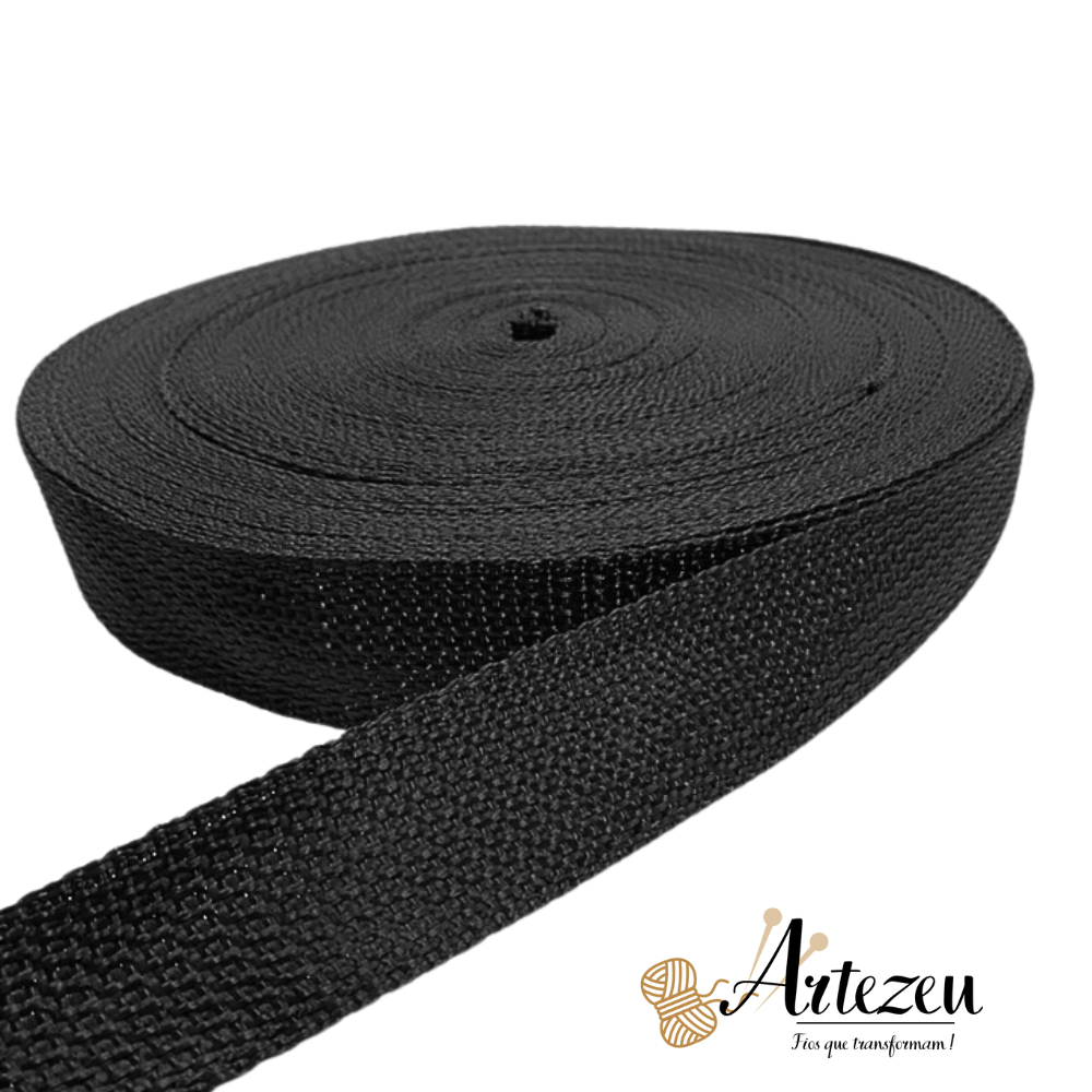 Fita CBR para Bolsas e Mochilas 25, 30 ou 40mm – 10, 25 ou 50 Metros – 100% Polipropileno