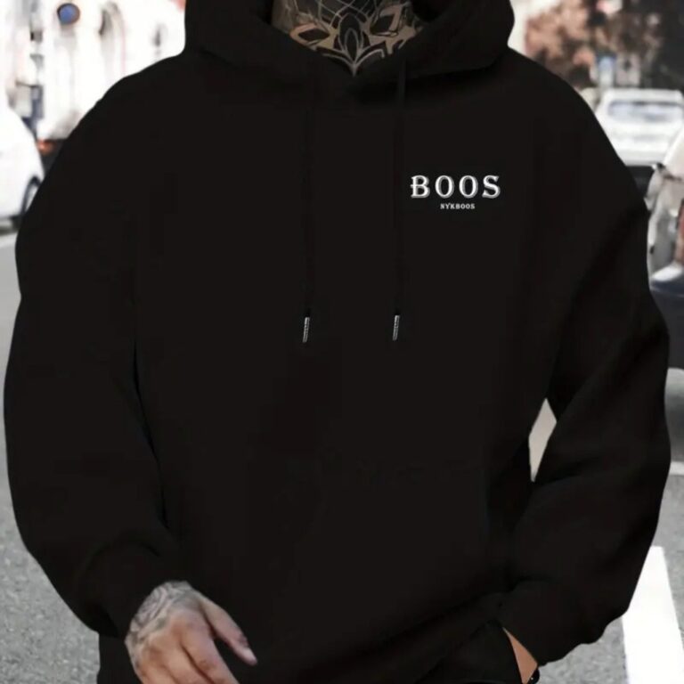 Blusa Moletom Masculino Canguru Com Capuz Liso