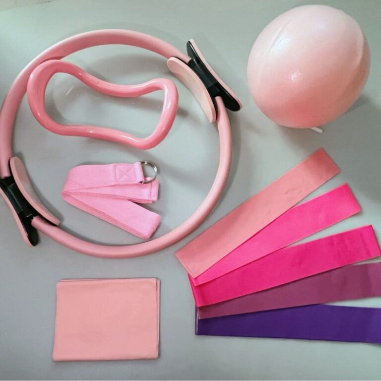 kit para pilates yoga /tonificador, faixa elastico