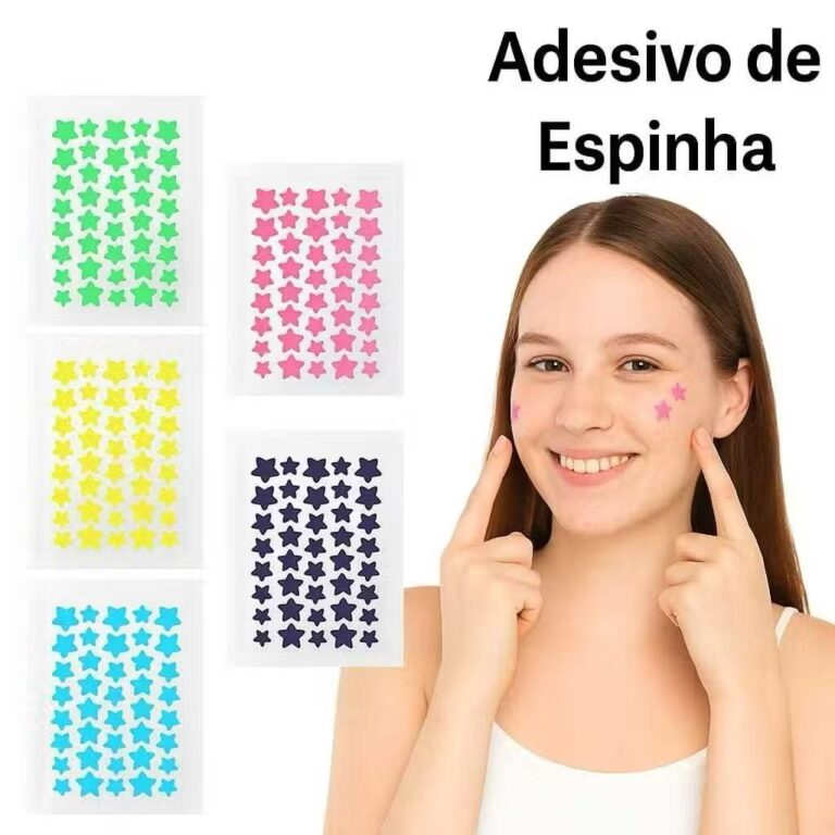 Kit 240 Adesivos Secador de Espinhas Patches em fo