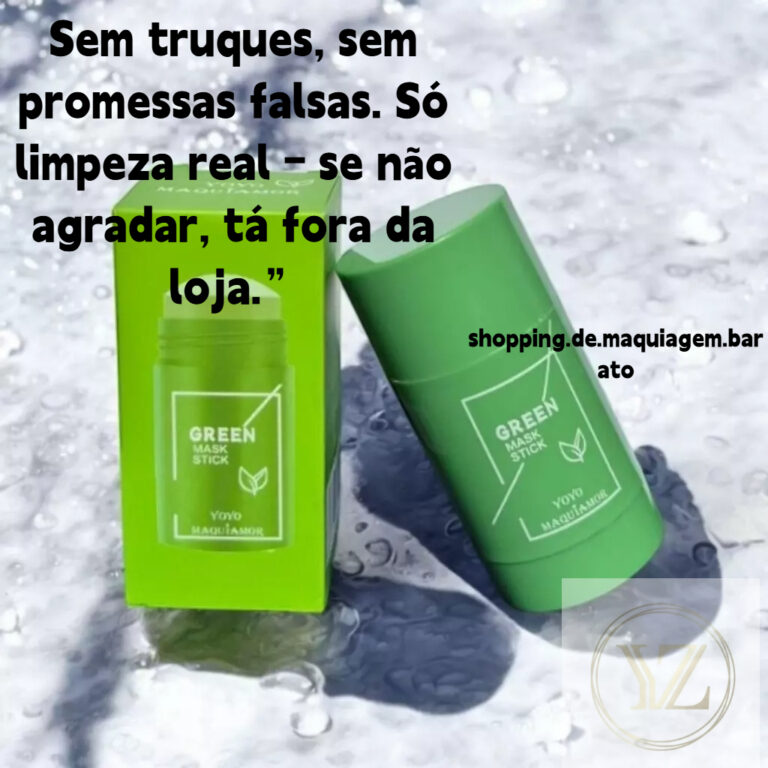 Máscara Facial Chá Verde  Limpeza Suave, Não é