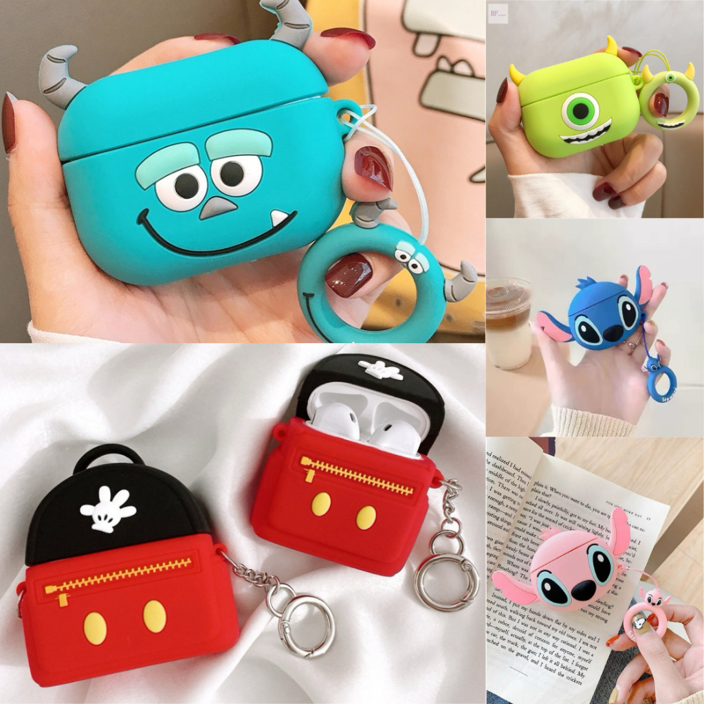 Capinha Protetora Para AirPods 3  De Silicone 3D Resistente e Estilosa
