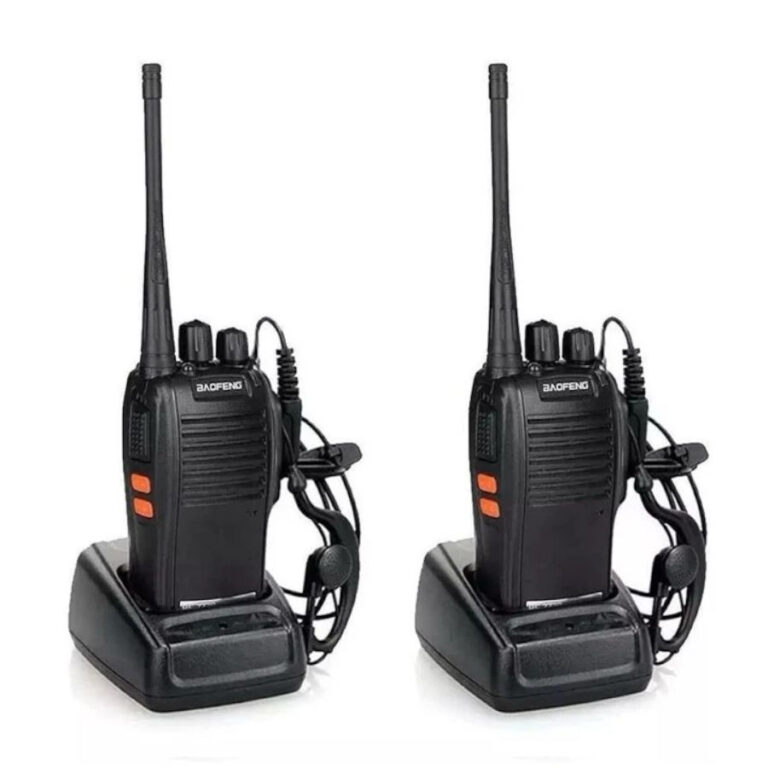 kit 2 rádios comunicador Alcance 12 Km 16 Canais 
