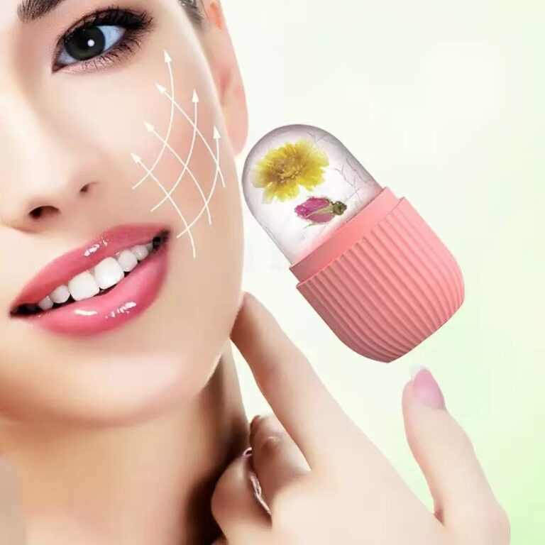 Molde de Gelo Facial Portátil Massageador Refresc