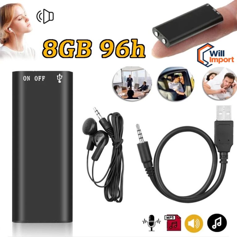 8G Micro Mini Gravador Digital MP3 Gravador De Voz