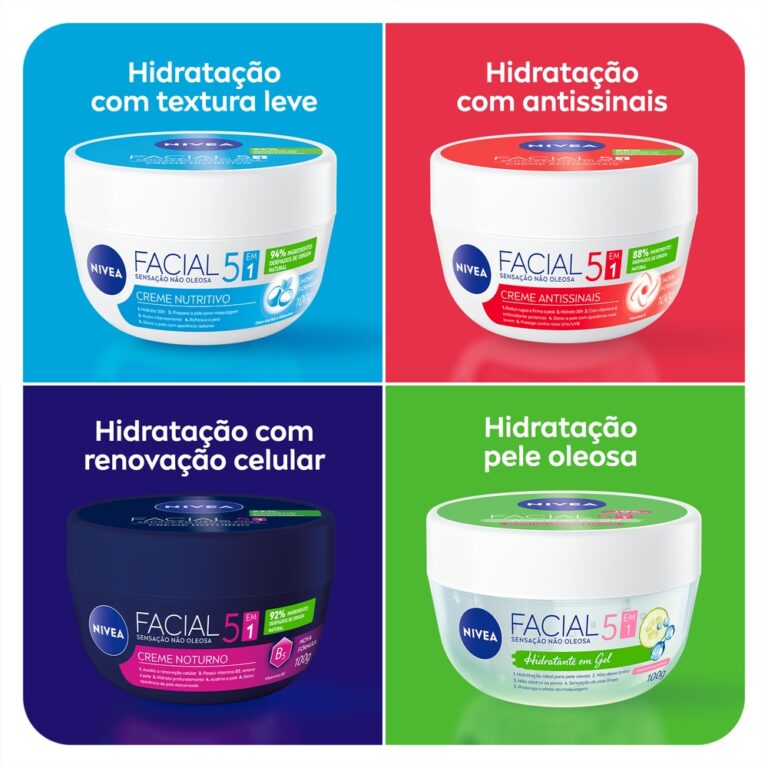 NIVEA – Creme Facial 100g – Antissinai