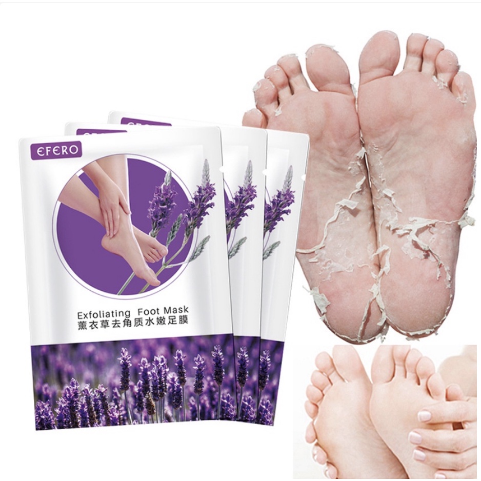 Máscara de Pés Meias Esfoliantes Remover Pele Morta – PAR
