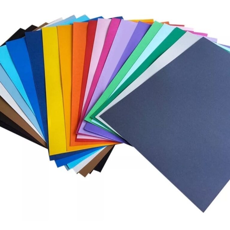 Papel Color Plus 180g A4 50 Folhas Rosa Azul Amare