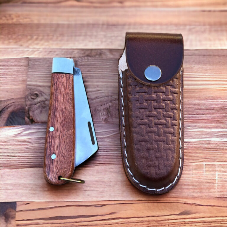 Canivete Pica Fumo Aço Carbono Tradicional Com Ba