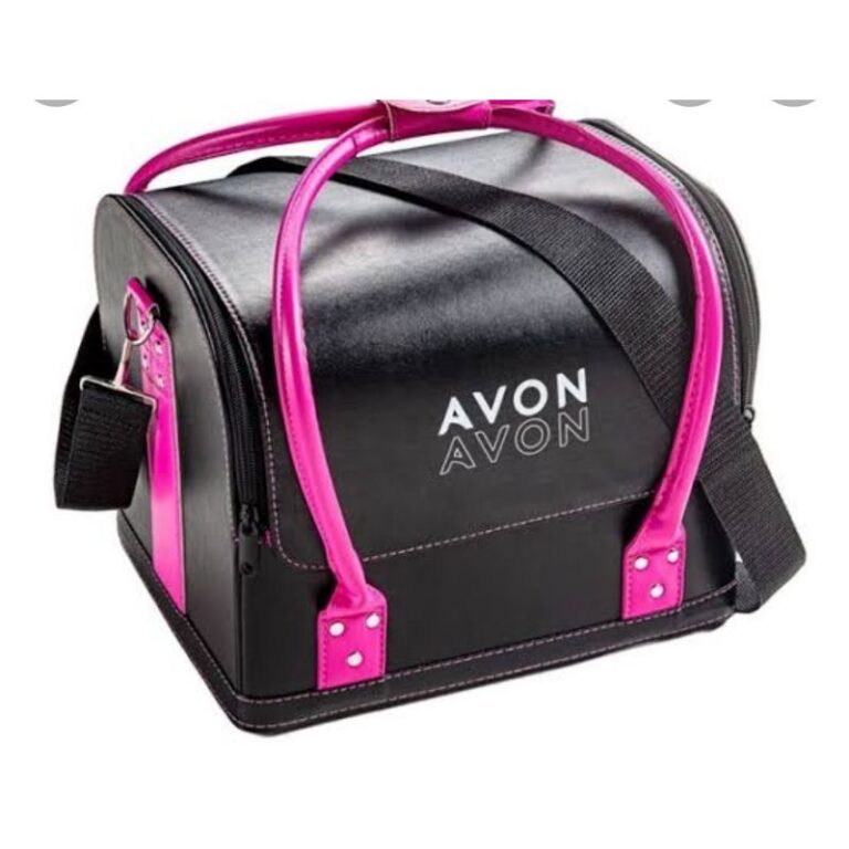 Maleta BBB Avon Rosa e Preto.