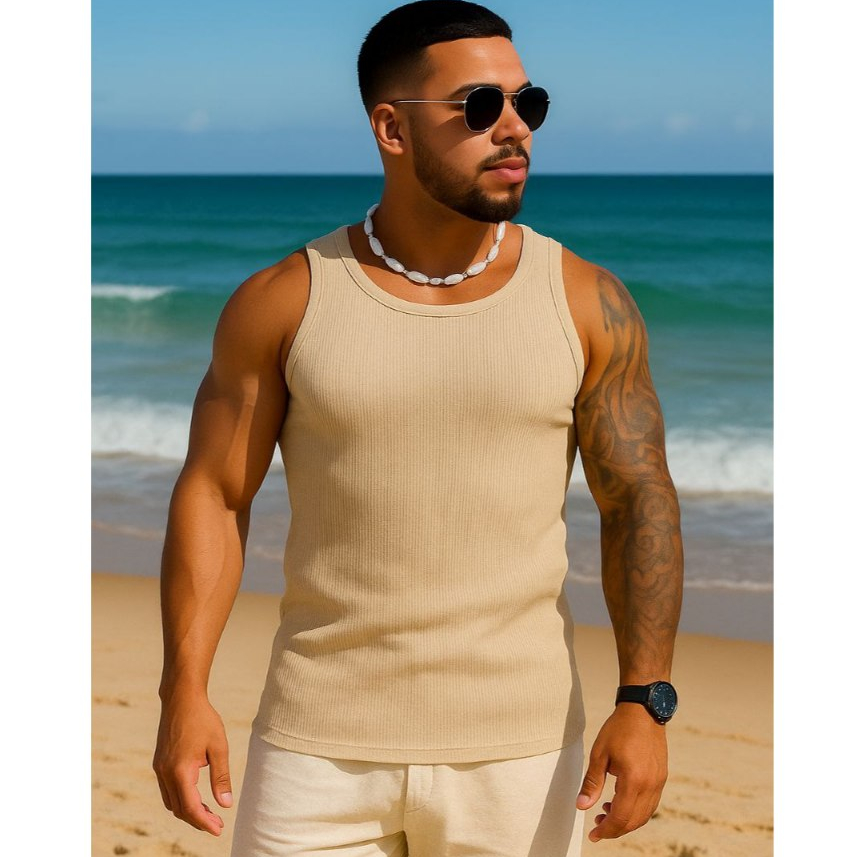 Regatas masculina, Modelo Americano, Praia, Gignasio, Treino, Atlético