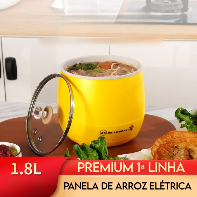 Panela De Arroz Elétrica Cerâmica 1,8 Litros 110