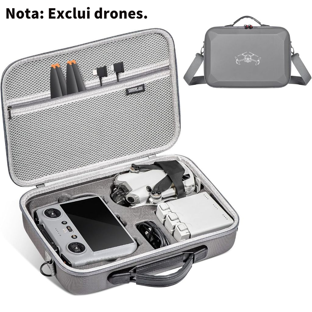 Adequado para bolsa de armazenamento DJI MINI 4 PRO RC2 com controle remoto de tela e capa protetora