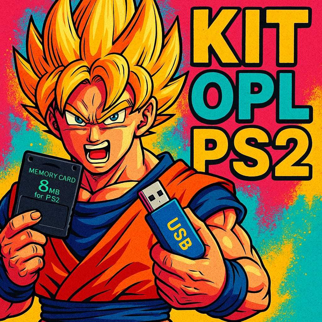 JOGOS EM PENDRIVE DE 64GB PARA PS2