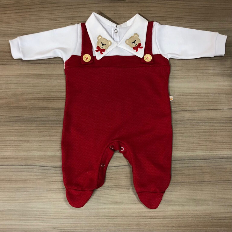 Macacão ursinho para recém nascido