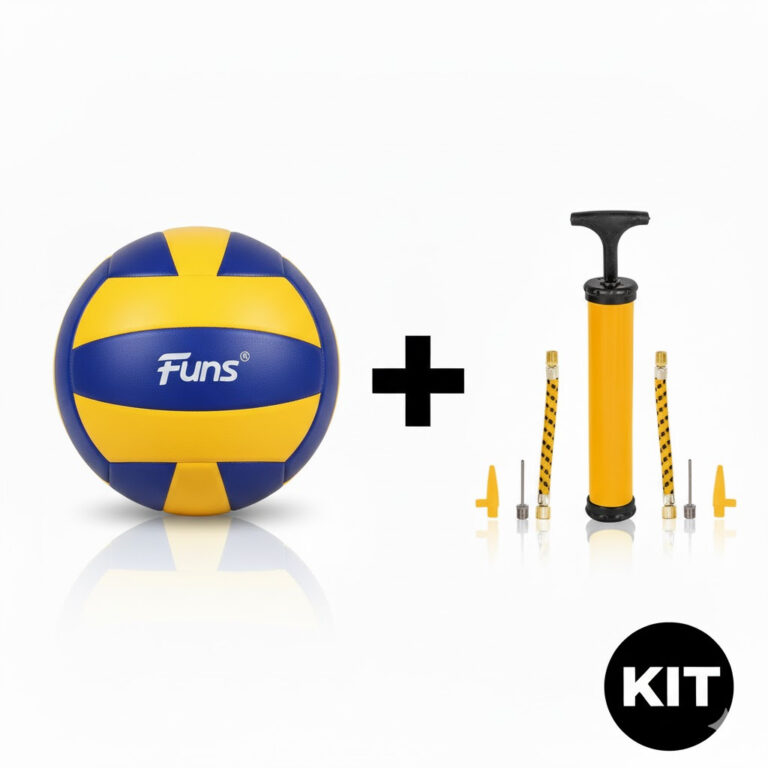 Kit Bola de Vôlei Praia e Quadra Tamanho Oficial 