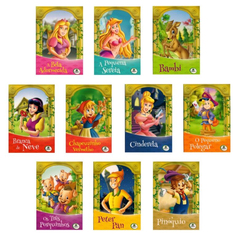 Kits 10 Livros Infantis – Histórias Clássi