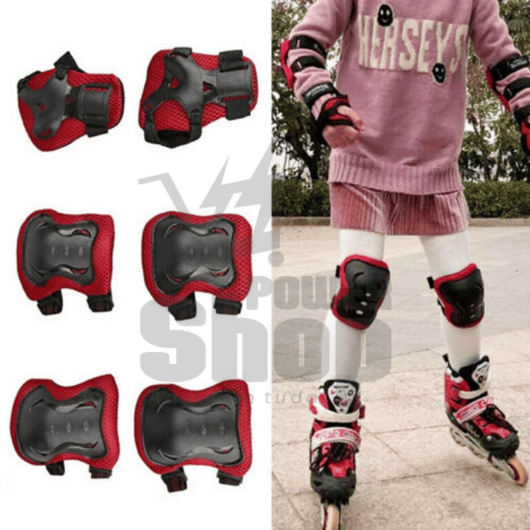 Kit Proteção Infantil Joelheira Cotoveleira Munh