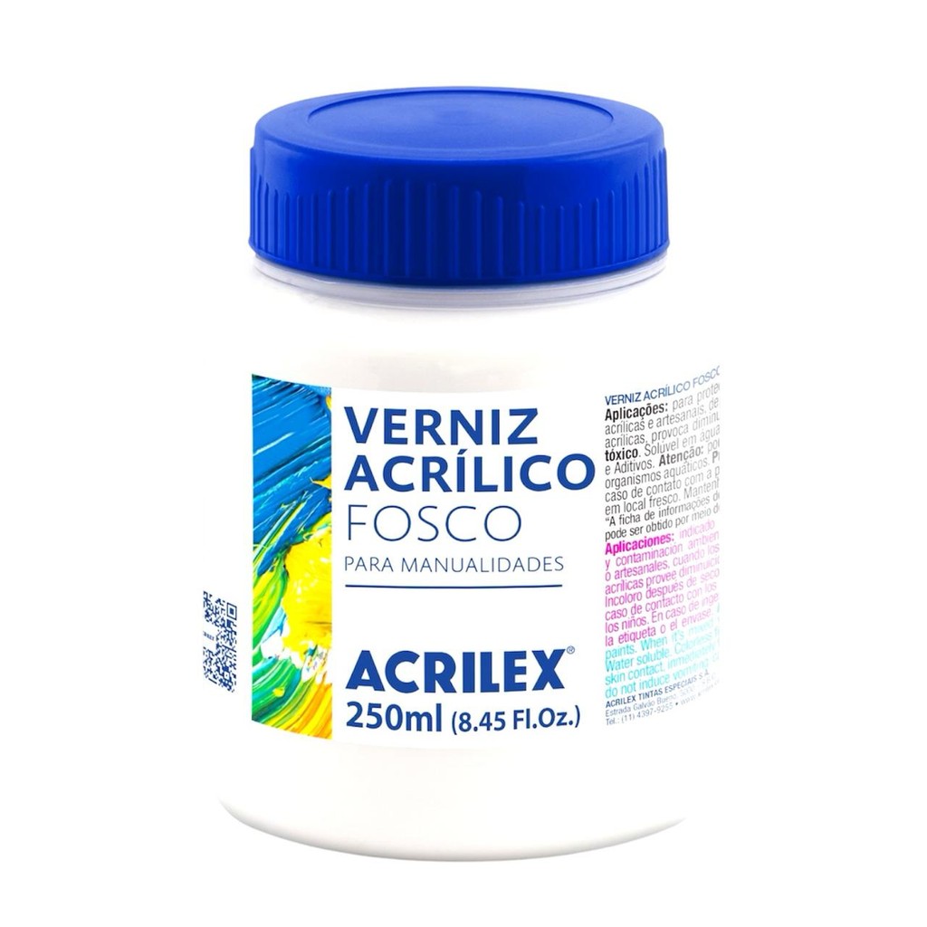 VERNIZ ACRÍLICO FOSCO PARA MANUALIDADES 250ML – ACRILEX