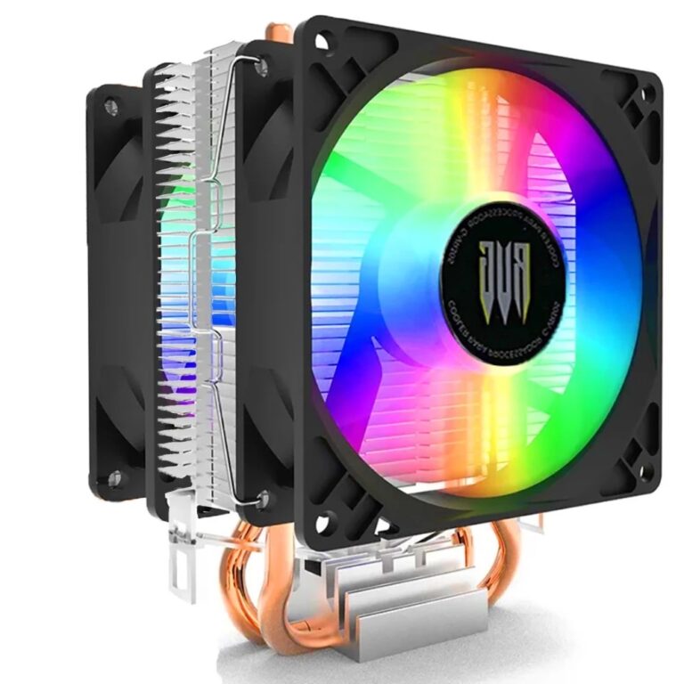 Air Cooler Processador Duplo Pc Cpu Rgb Intel Amd 