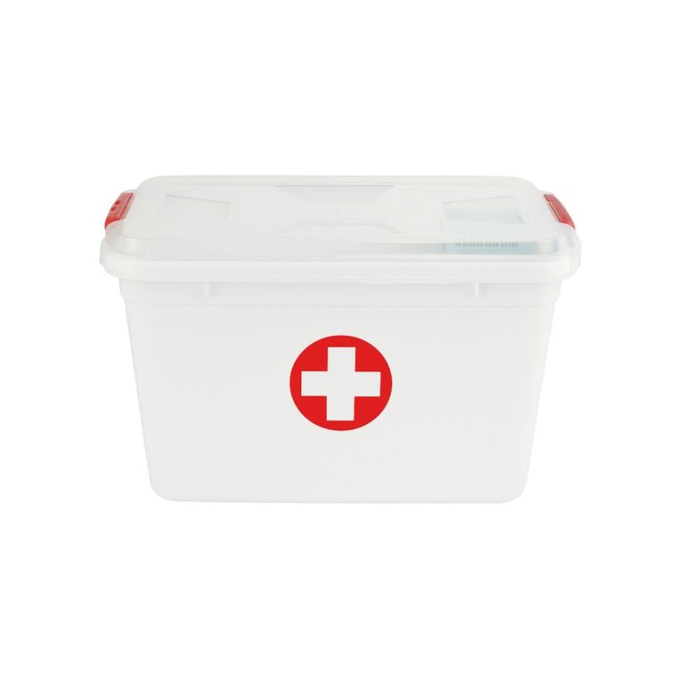 Caixa de Primeiros Socorros Branca Plastica 5L Org