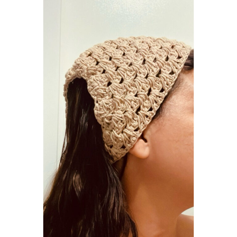 Bandana em crochê