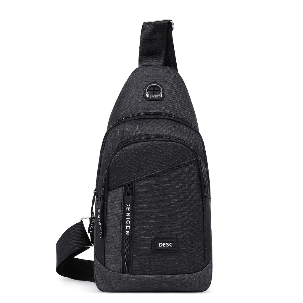 Mochila Masculina Feminina De Peito Tiracolo Entrada para carregador usb
