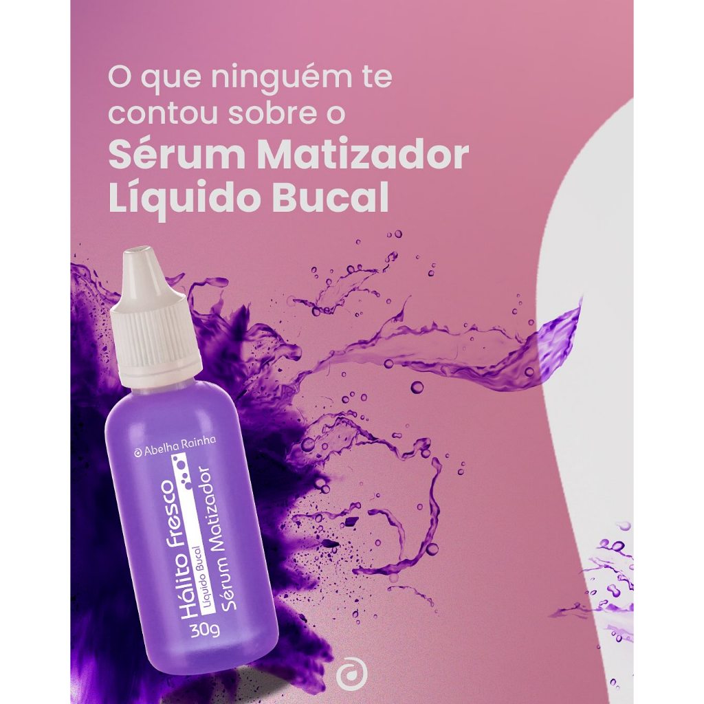 Serum Matizador Dental 30ml  Dentes Brancos + Hálito Fresco