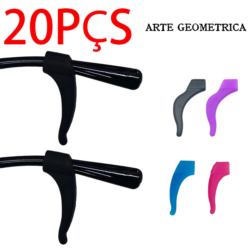 Arte IIIGanchos de orelhasKit 1/2/3/5/10 Ganchos de silicone antiderrapantes para óculos