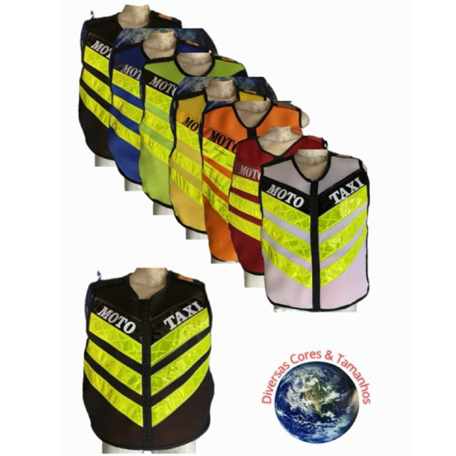 Colete Moto Táxi Telinha Simples