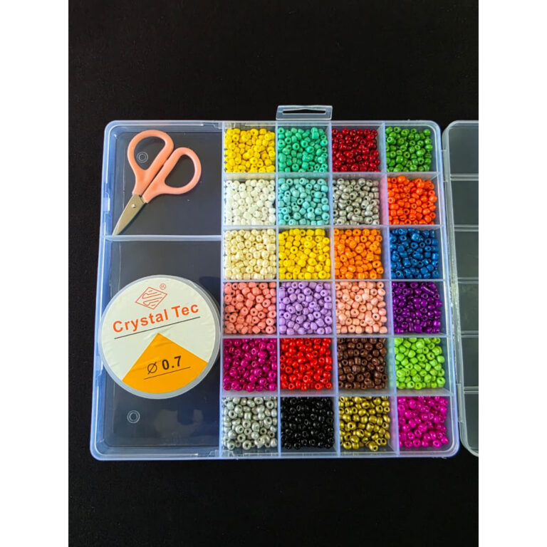 Kit Miçangas Infantil Para Pulseira Colares Color