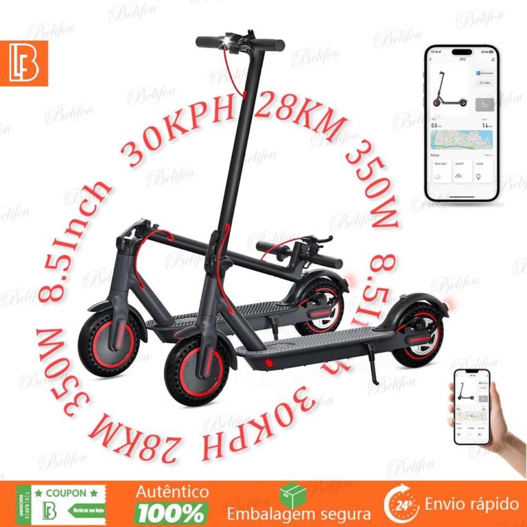 Patinete Elétrico Adulto Dobrável 350W Bivolt At