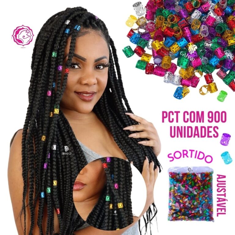 Anéis de Trança – Box Braids Nagô Dread T
